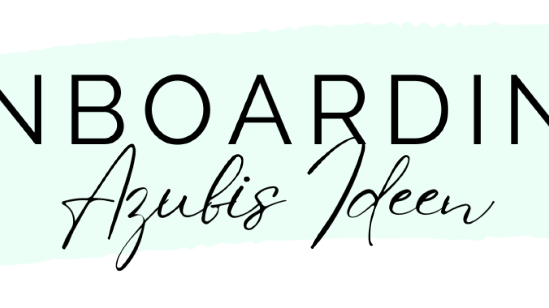 Banner Onboarding Azubis Ideen