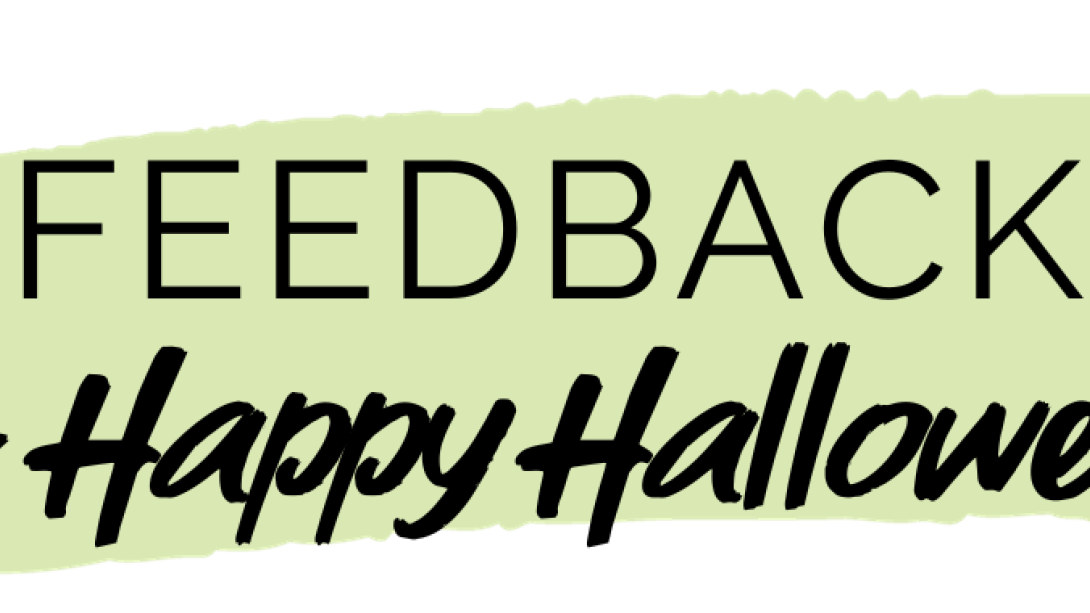 Banner Feedback und Halloween