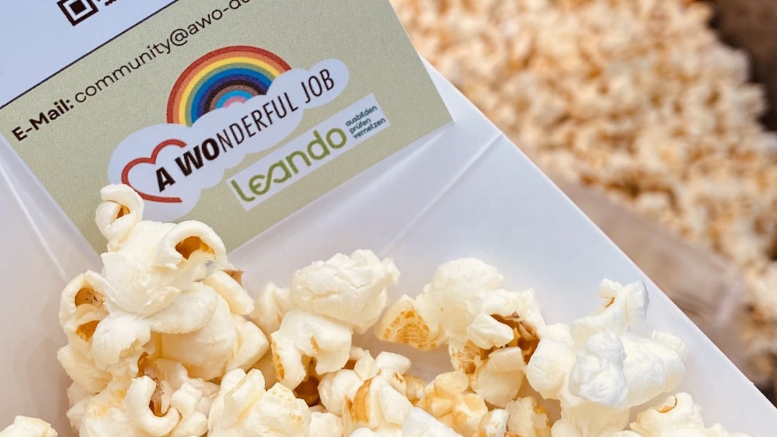 Popcorn am Community Stand
