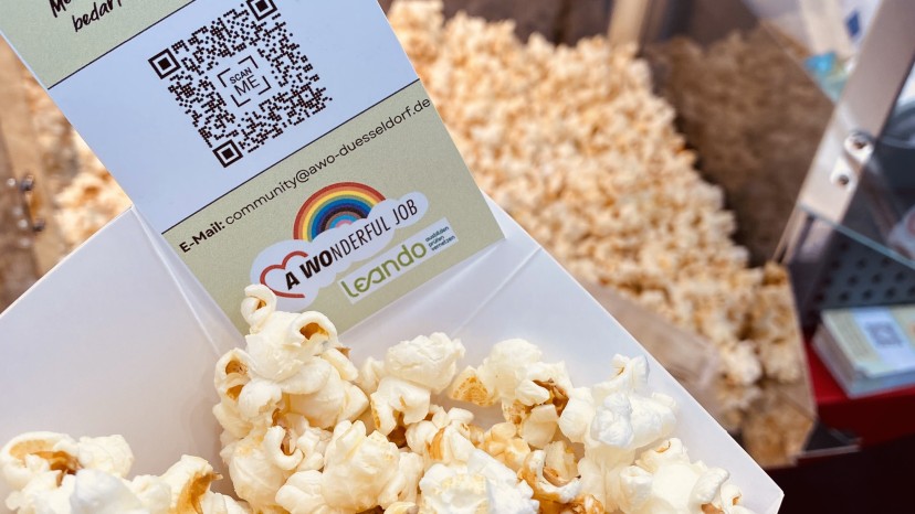 Popcorn am Community Stand