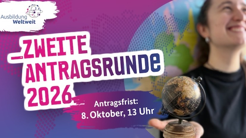 AusbildungWeltweit Antragsrunde Oktober 2026 Visual