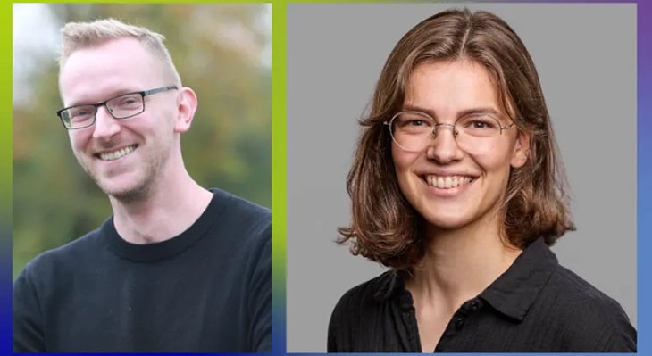 Florian Dück und Stella Heitzhausen